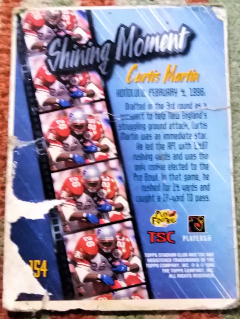 Sports 1995' 96 TOPPS STADIUM CLUB GOLDEN MOMENTS & XTREAM BRONZE 17