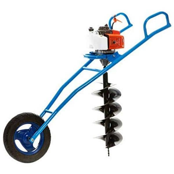 Earth Auger Trolly Wheels Post Hole Digger Earth Drill 6