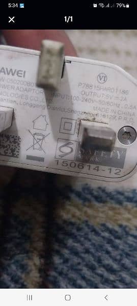 huawei 200% orìginal charger 2 amp 2