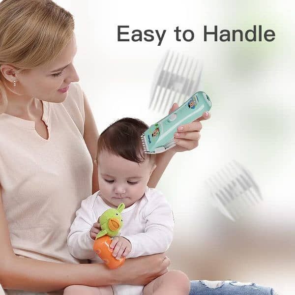 ENSSU Baby Hair Clippers, Quiet Hair Clipper for Kids 2