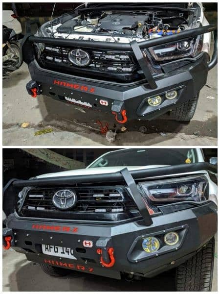 Hamer bumper Revo Rocco Vigo Rocco GR Fortuner  Prado Land cruiser 2