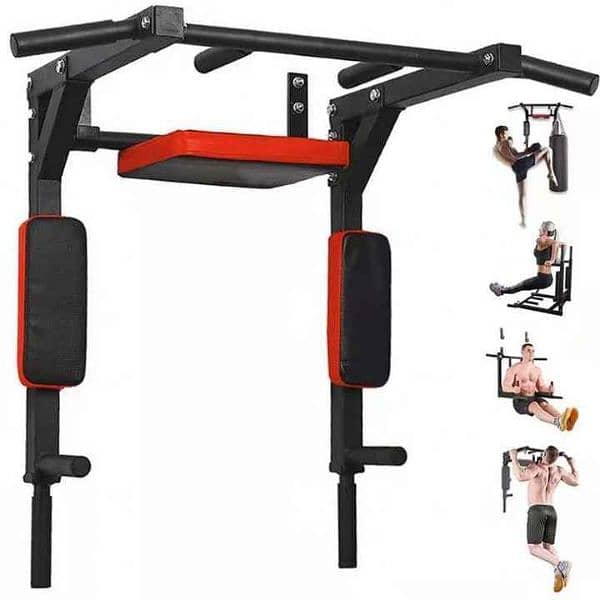 5 In 1 Pull Up Bar Parallel Bars Multi Functional Wall Mounted Chin F 1