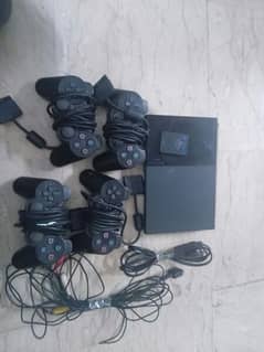 ps2 with 5 new games and 8 mb memory card playstation 2