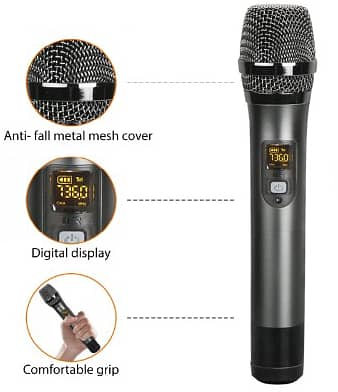 Professional UHF Wireless interview Microphone,Road show recording Mic 1