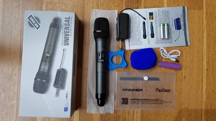 Professional UHF Wireless interview Microphone,Road show recording Mic 2