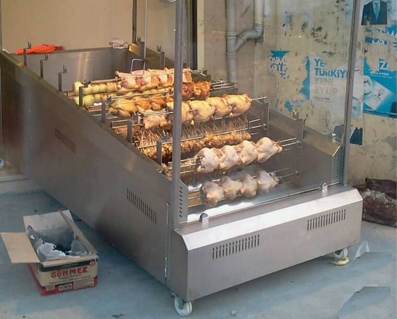 Commercial Rotisserie Chicken Grilling machine at factory price 3
