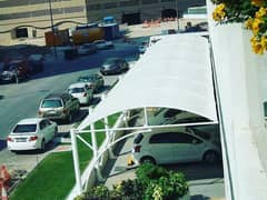 fiber glass sheet& fiber door car parking shade