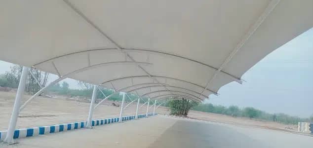 fiber glass sheet& fiber door car parking shade 13