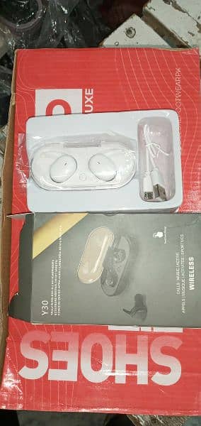 Y30 Bluetooth Headset White Colour 2