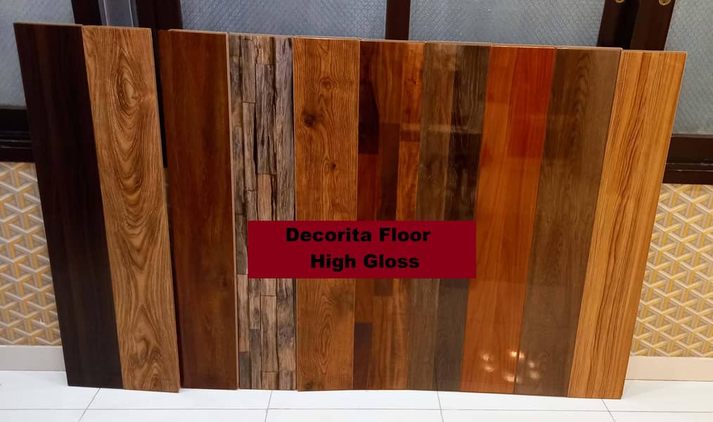 Wooden floor Wallpapers Vinyl floor Window Blinds 2