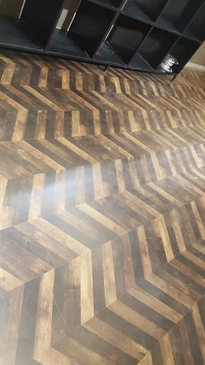 Wooden floor Wallpapers Vinyl floor Window Blinds 6