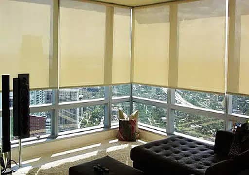 Window blinds  wood floor vinyl floor wallpapers wifi blinds spcFloor 5