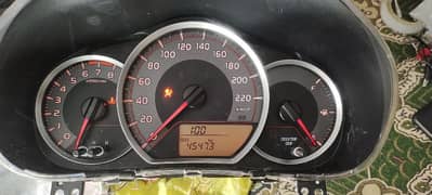 Toyota vitz Rpm speedometer Grey Dail