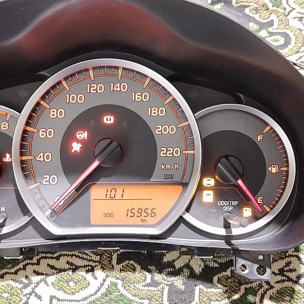 Toyota vitz Rpm speedometer Grey Dail 3