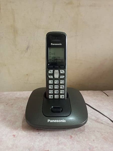 UK imported Panasonic single cordless phone 6