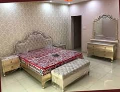 bed set/bed set with 2 side tables and dressing table/luxury bed set