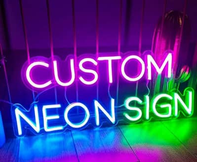 3d sign acp sign back lite flex sign wall paper Neon sign board  etc
