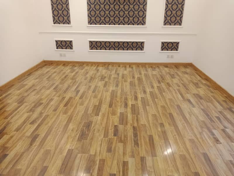 Wooden floor | Vinyl floor |Tile Ceiling |PVC Panel Grass | wallpaper 17
