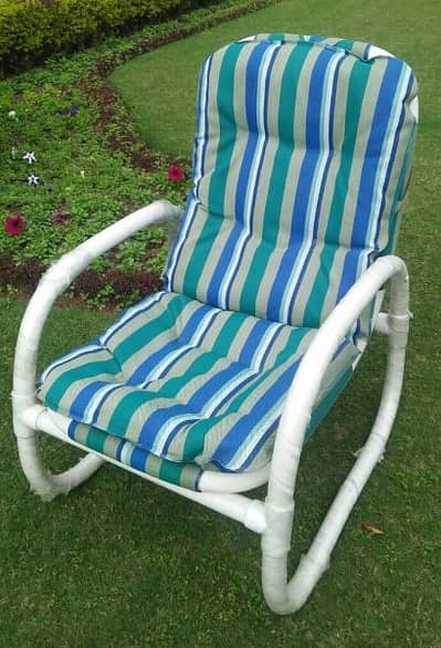 Lawan Chair PVC Garden Chair Indoor Outdoor ,UPVC 9