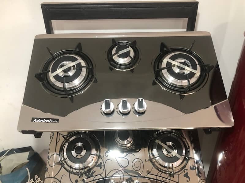 Admiral Gas Hob 3 burners with auto ignition stainless steel available 1