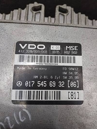 MERCEDES BENZ Engine control unit kit M104 2.8 A0175456932