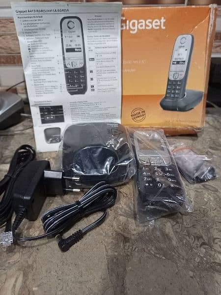 UK imported Siemens gigaset box pack single cordless phone 1