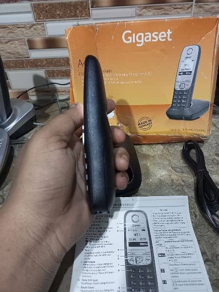 UK imported Siemens gigaset box pack single cordless phone 2