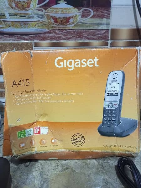 UK imported Siemens gigaset box pack single cordless phone 4