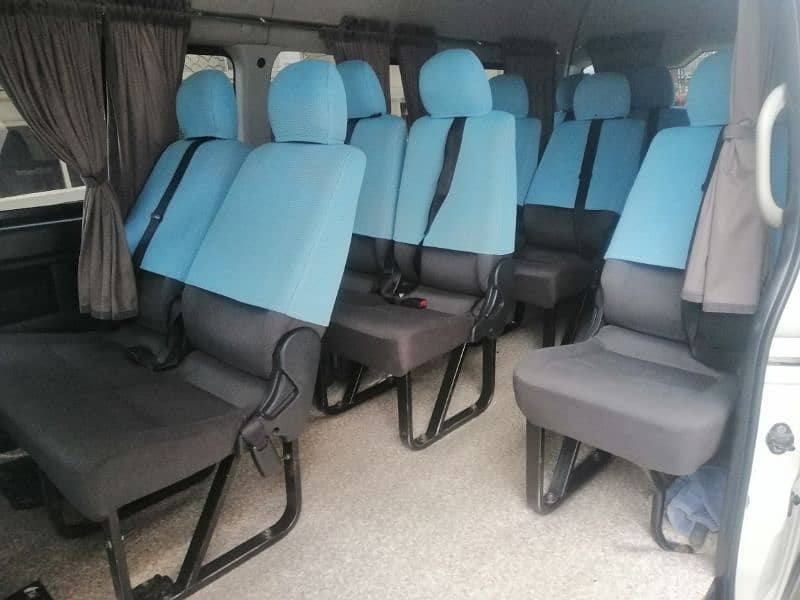 Coaster Saloon and Hiace Grand Cabin for Rent in Lahore 3