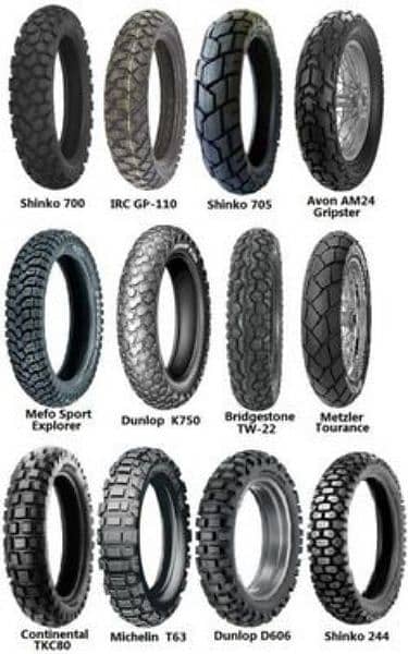 sports heavy bike tyres all pattern are available in cheap price 16
