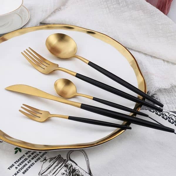 High Quality polished cutlery set 2