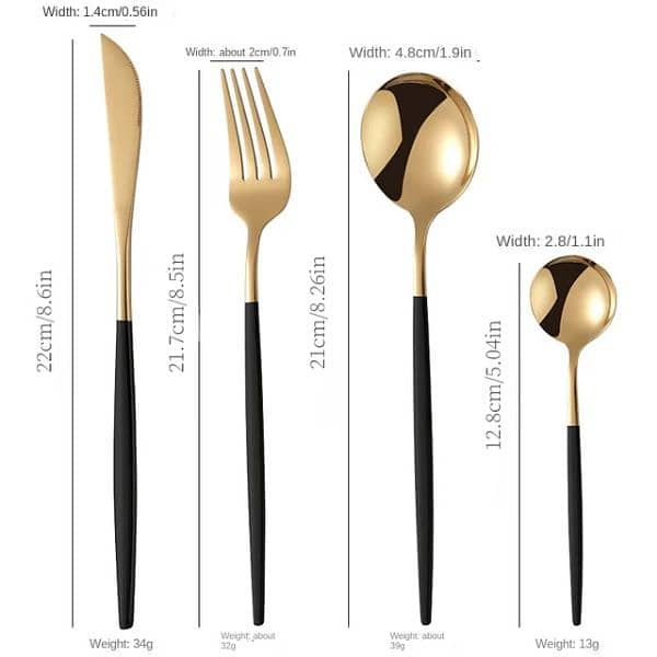 High Quality polished cutlery set 3