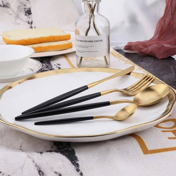 High Quality polished cutlery set 6