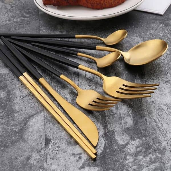 High Quality polished cutlery set 7