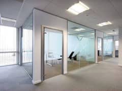 Gypsum and Cement board partition