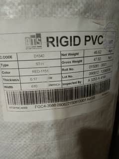 Pharma Grade pvc Rigid Plastic