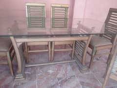 6 chair dinning table for sale