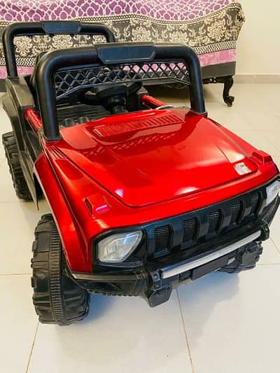 Red Toy Jeep