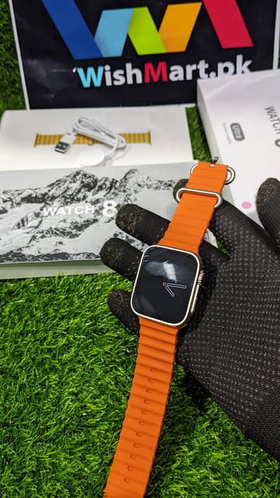 Apple Logo Smart Watch Series 8 ULTRA/HW8 Max/GS8/Mt8Ultra/DtNo8 Ultra 3
