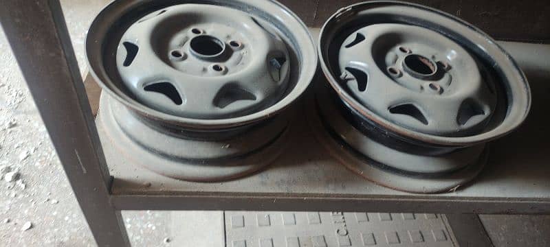 Original Suzuki Baleno 13" stock rims for sale 0