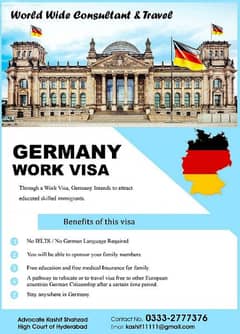 Germany work visa Available