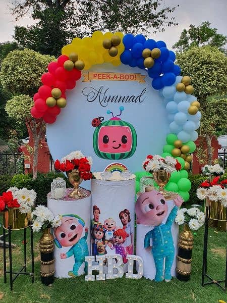 Birthday event planner balloon decor & Baloon decoration, magic show, 1