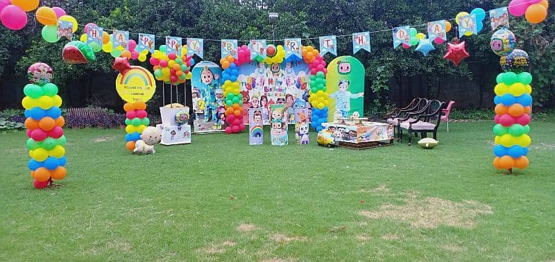 Birthday event planner balloon decor & Baloon decoration, magic show, 4