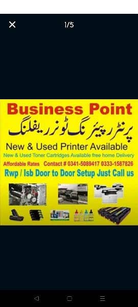 printer repairing toner refilling door to door setup just call us 0