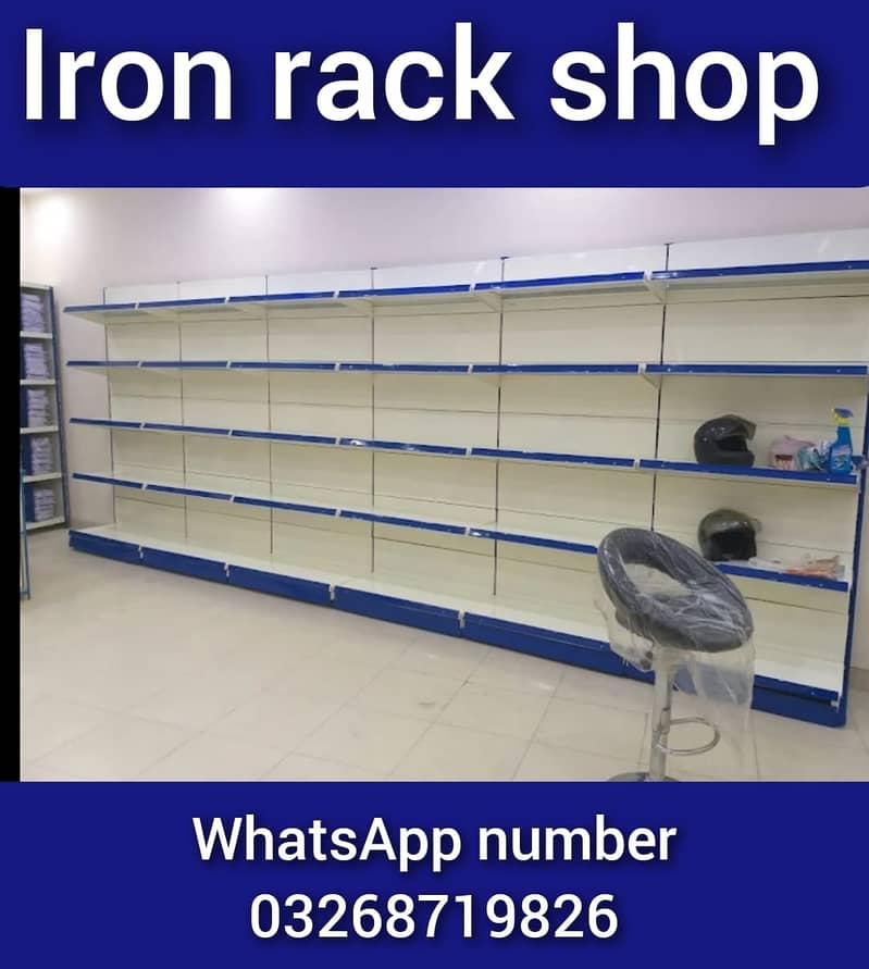 Wall Rack / Store Rack/ Gondola rack / Cash Counter / shopping trolley 5