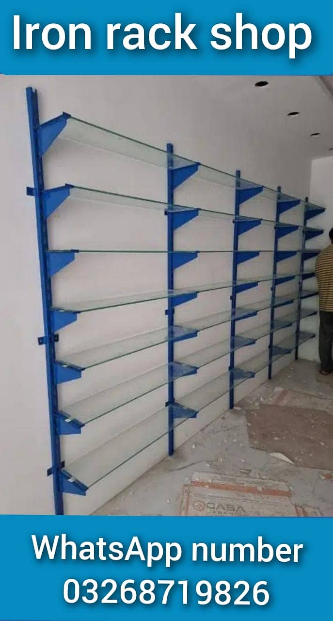 Wall Rack / Store Rack/ Gondola rack / Cash Counter / shopping trolley 6