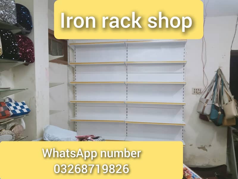 Wall Rack / Store Rack/ Gondola rack / Cash Counter / shopping trolley 2