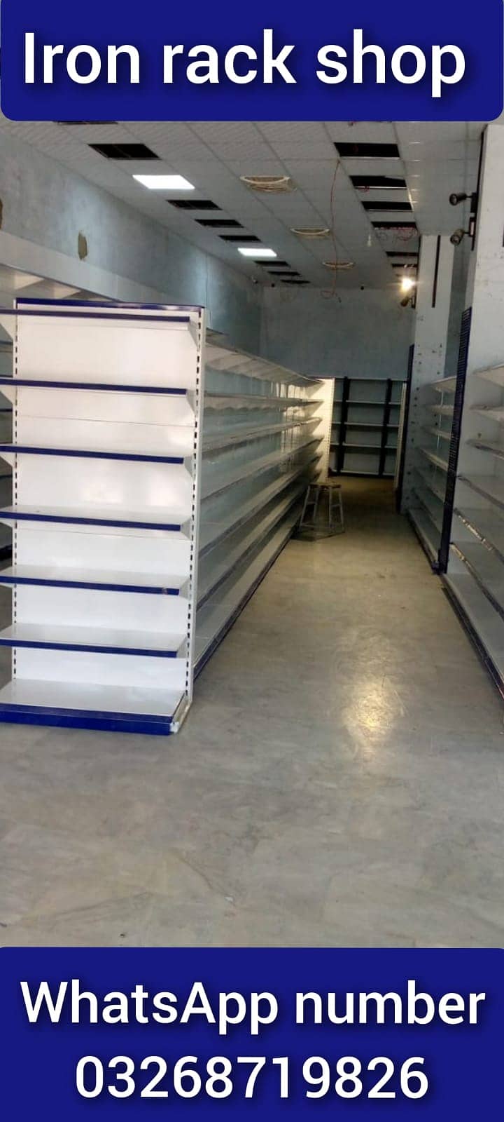 Wall Rack / Store Rack/ Gondola rack / Cash Counter / shopping trolley 5