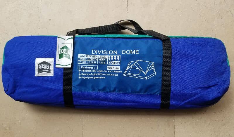 DIVISION DOME CAMPING TENT DOUBLY FLY EXPORT QUALITY. 4