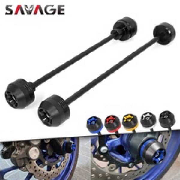 Savage Axle Sliders for Hayabusa GSXR R1 R6 CBR NINJA BMW S1000RR 0